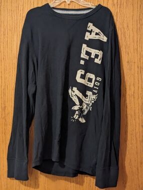 American Eagle Distressed Long Sleeve